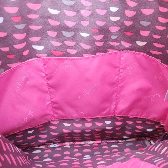 Vera Bradley Floral Pink Tote Bag - Picture 9 of 9